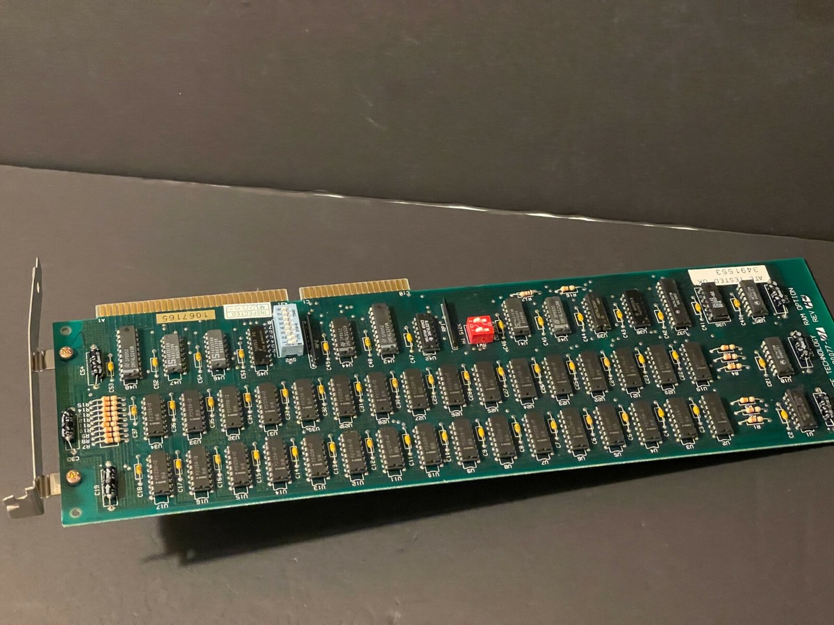 WYSE RAM OPTION MEMORY BOARD 3491553 990077-01 IBM PC VINTAGE LAST