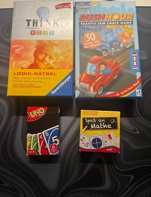 Think Logik Rätsel, Rush Hour, Uno, Spaß an Mathe