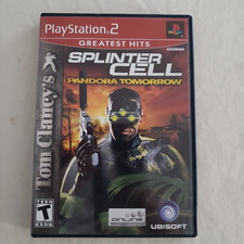 Splinter Cell Pandora Tomorrow PS2 GREATEST HITS DISK MANUAL CASE TESTED