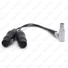 Atomos Shogun Monitor Recorder 10pin to Dual 3Pin XLR Breakout Audio Input Cable