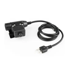 U94 PTT Cable Plug For ICOM Z Tactical Bowman Elite II Headset HD01 HD02 Radio