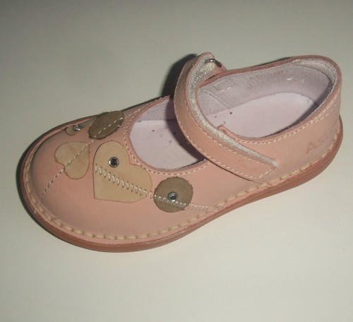 ASTER CHAUSSURES BABIES EN CUIR FILLE POINTURE 24 ROSE POUDRE - Picture 6 of 12