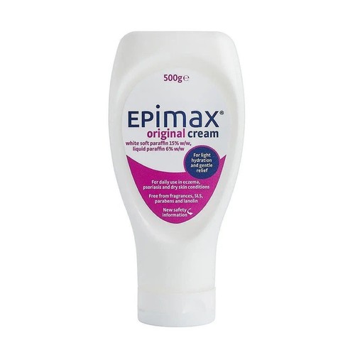 2 X Epimax Epaderm Cream for Eczema, Psoriasis Body, Shower, Soap 500g