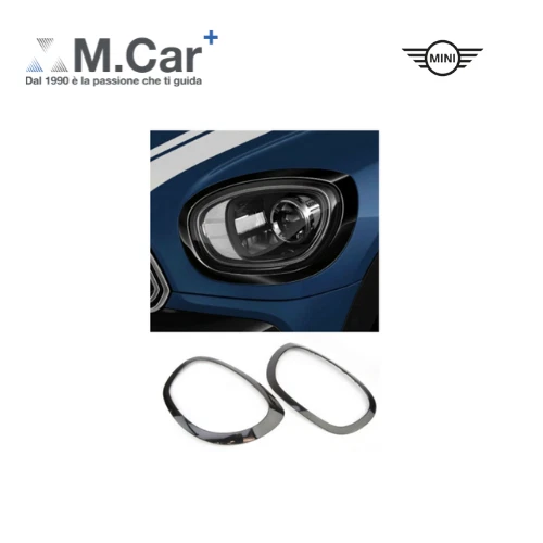 Coppia Anello Faro Dx e Sx Originale MINI Countryman Piano Black | 51138739351 2 - Immagine 1 di 1