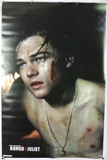 Romeo & Juliet vintage Poster 23.25" X 35.50"Leonardo DiCaprio NOS (b486)
