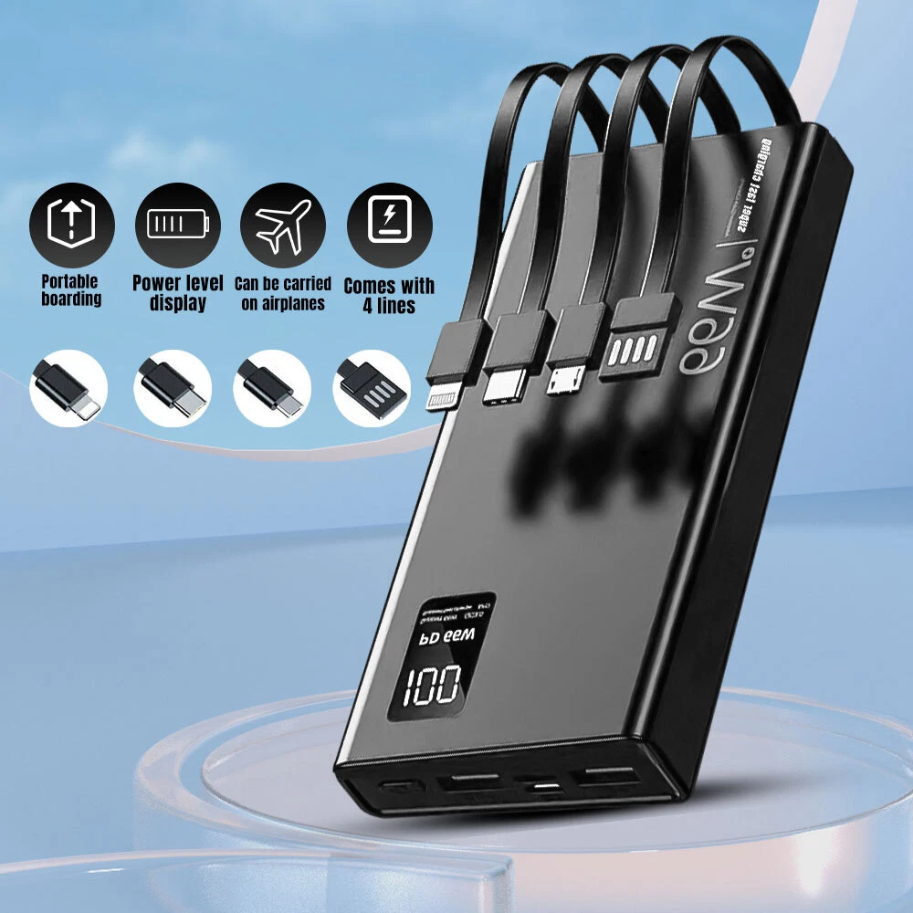 Power Bank 40000mAh 66W Charging Portable External Battery Backup For Cell Phone Power Bank 40000mAh 66W Charging Portable External Battery Backup For Cell Phone
