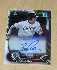 2016 Bowman Chrome (draft) autograph prospect refractor Zack Collins /499