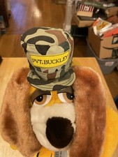 VTG Plush Private Buckley Chow Hound Dog w/Dog Tag Stuffed Animal Mighty Star