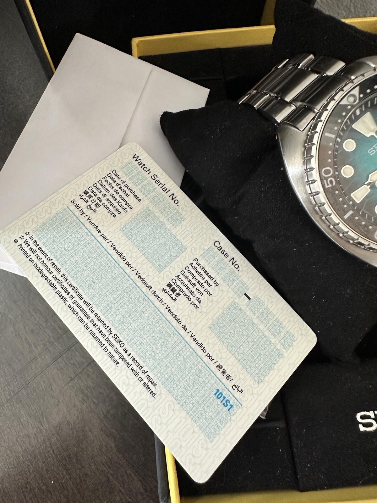 Seiko Shellebrate Prospex Special Edition Ocean Conservation Watch ~Box Papers - Image 5