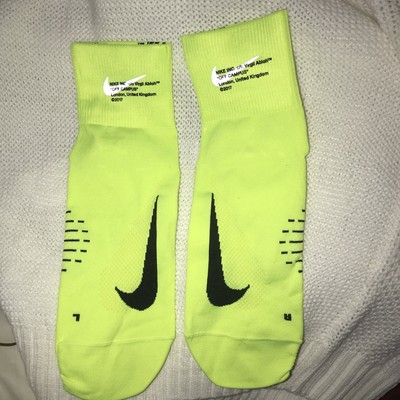 off white socks neon