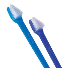 Blue Dual End Dog Toothbrushes for Dog Cat Pet Oral Dental Care Vet Shelter Bulk