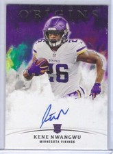 KENE NWANGWU 2021 PANINI ORIGINS ON CARD ROOKIE AUTO RC #RA-KN