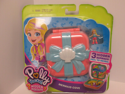 Polly Pocket Hidden Hideouts Mermaid Cove Compact Playset Hidden Surprises