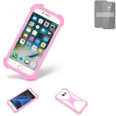 Schutzring für Volla Phone 22 Silikoncase Softcase Bumper Schutz Hülle pink