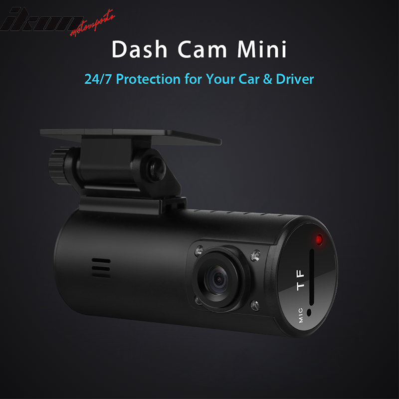 Compact Dash Cam A110 – 720P, 120° Wide Angle, Night Vision & G-Sensor-image