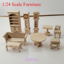 Melody Jane Puppenhaus Workbench Tisch Set – 1:24 Maßstab, Weiß, Metall-Schuppen-Möbel