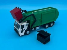 2 Dumpsters for Greenlight Mack Refuse Truck S Scale 1:64 - NO TRUCK - RED+BLACK