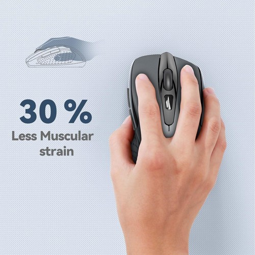 Wireless Mouse 2.4GHz Ergonomic Computer Mouse Portable Cordless Mice Mouse f... - Picture 2 of 6