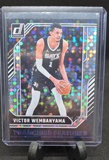 2024-25 Panini Donruss - Franchise Features Victor Wembanyama #25 Blue Disco /75