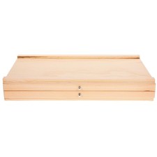 Wooden Pen Organizer Multi Layer Drawer for Paint Brush Storage on Desk