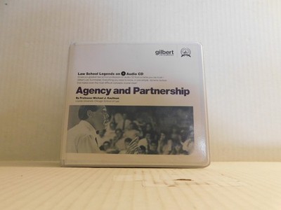 Law School Legends on Audio CD - Agency and Partnership by Prof. Michael Kaufman