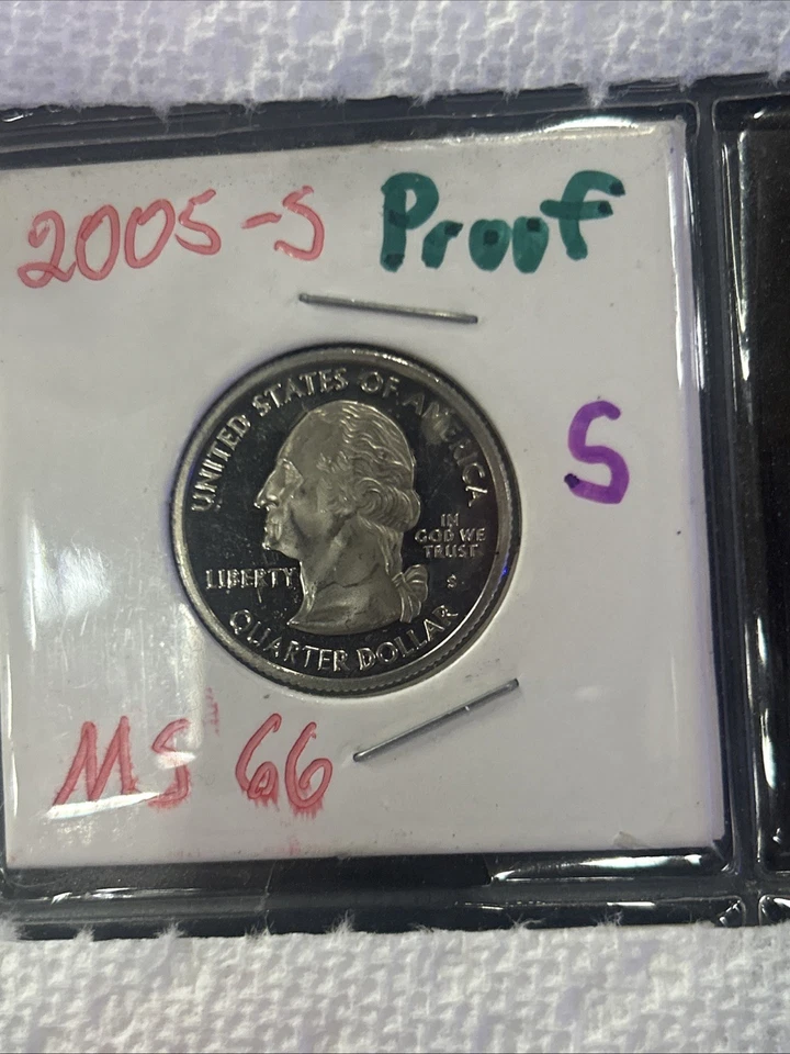 Three Coin Set 2005 PD And S. The S Is A Proof Coin Great Condition Coinsnap 66 - Image 3 of 4