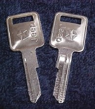 Nos Logo Key Blanks Fit Amc Jeep 70 71 72 73 74 75 76 77 78 - 84