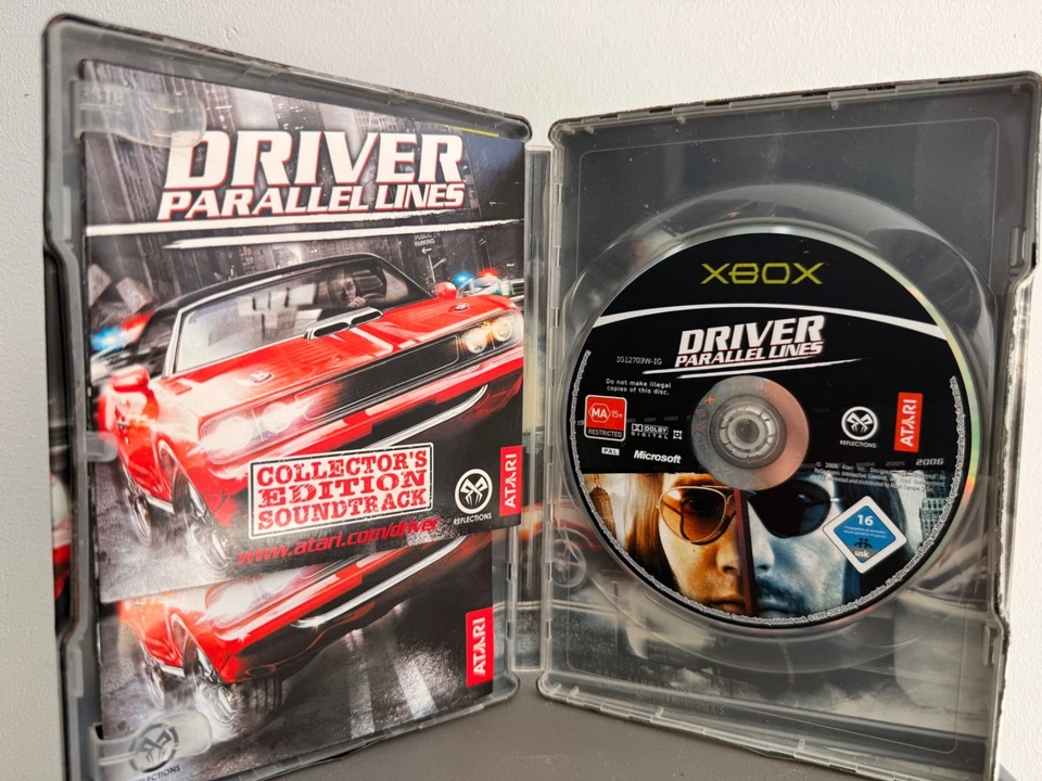 Driver Parallel Lines SteelBook Edition Microsoft Xbox Game with Manual - Image 2 of 3