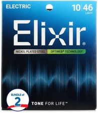 Elixir Strings 19052 Optiweb Electric Guitar ...