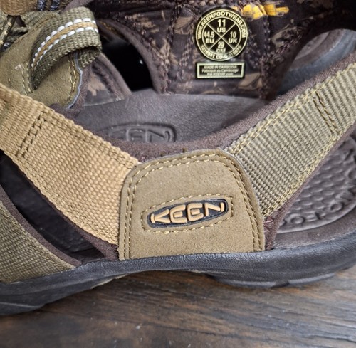 Keen Newport Hydro Sandals Hiking Water Shoes Olive/Antique Bronze Men's Size 11 - Picture 10 of 16
