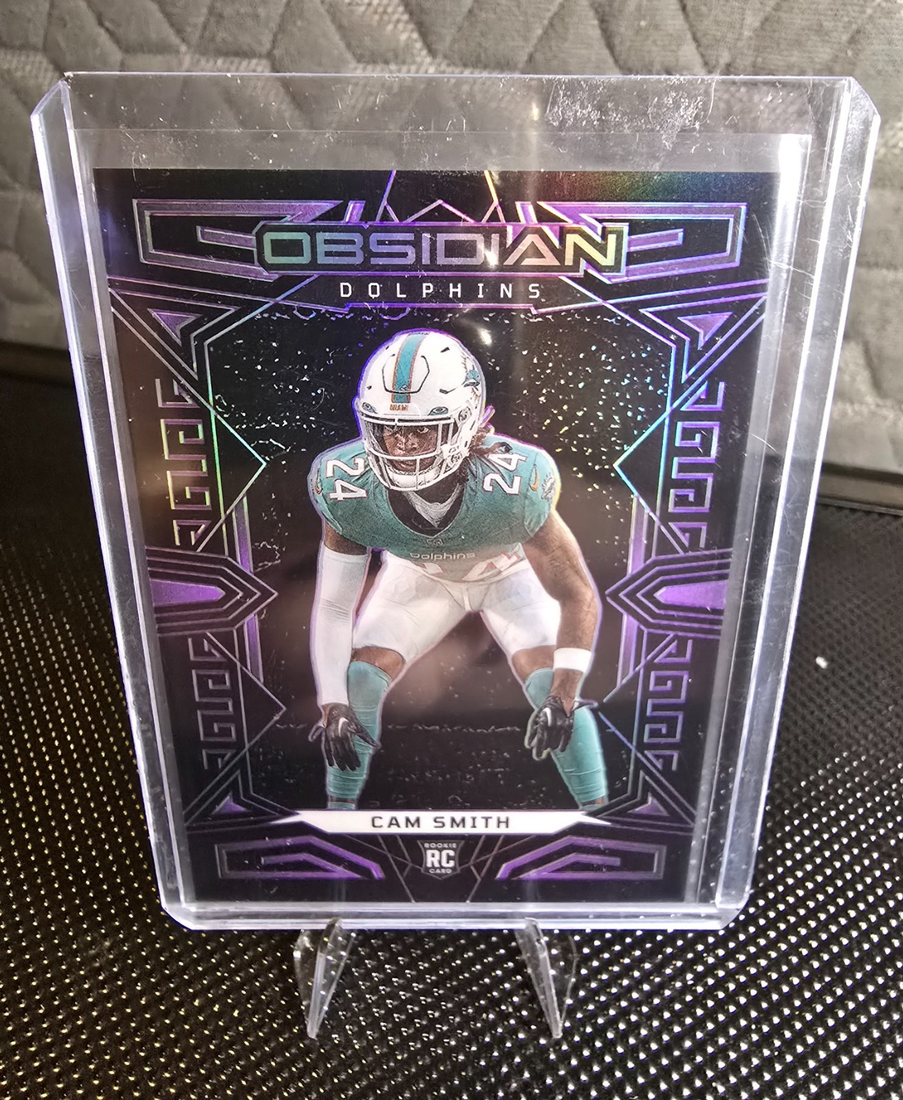 Cam Smith Panini Obsidian #162 Electric Etch Purple