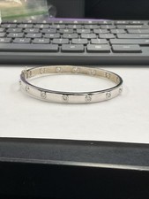 20.1g 925 Sterling Silver Bangle Bracelet 237772