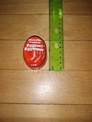 Vintage Hammerhead Products Red Eggsact Egg Timer Color Changing Made in USA