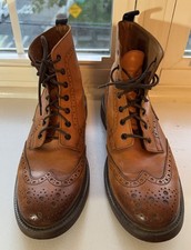 Steve Madden Men Brown Leather Brogue Ankle B...