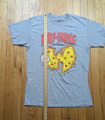 Wu-Tang Men's T Shirt Size Medium Pizza Pizzeria NY Shaolin Slice