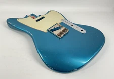 MJT Official Custom Vintage Aged Nitro Guitar Body Mark Jenny VTM Placid Blue