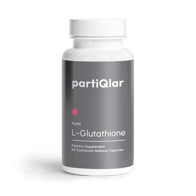partiQlar L-Glutathione 500mg - High Potency Glutathione 60 Count (Pack of 1)