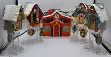 Vintage 1993 Mr. Christmas MICKEY'S CLOCK SHOP Animated Lights Carols COMPLETE