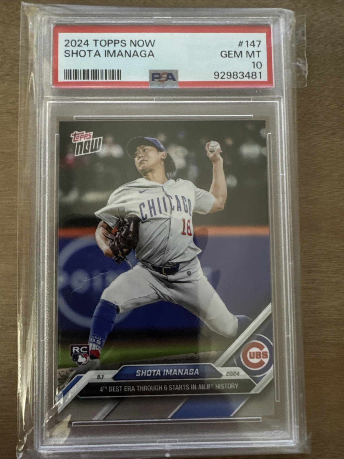 2024 Topps Now - Shota Imanaga #147 /5319 (RC)