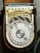 Vintage Sekonic Light Meter w/ Leather Case Japan ASA Exposure Meter