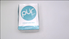 8/27 PUR Gum Aspartame Free Chewing Gum 100 Xylitol Natural Wintergreen F