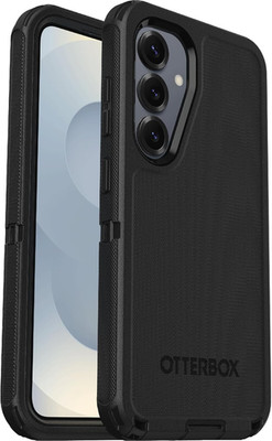 NEW Case For Samsung Galaxy S25 FE Otterbox Defender Case & Clip - Black in Box