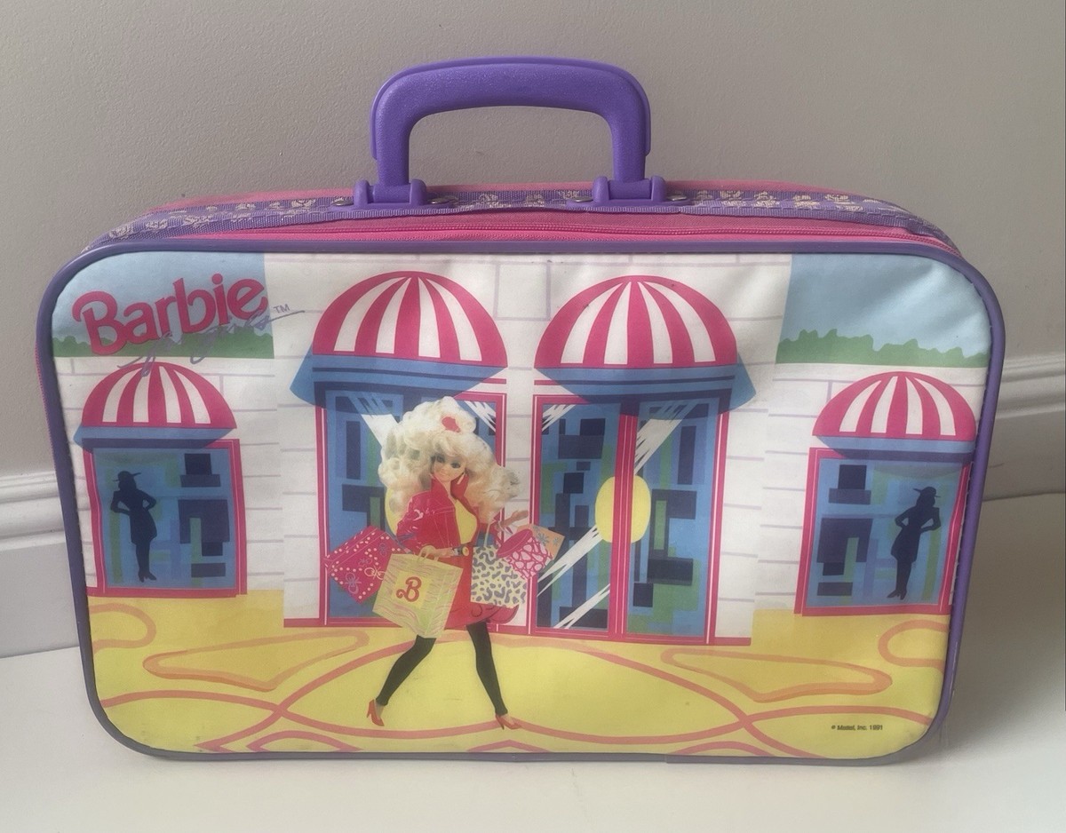 VTG 1991 Barbie Doll Suitcase Carrying Case Mattel for Dolls
