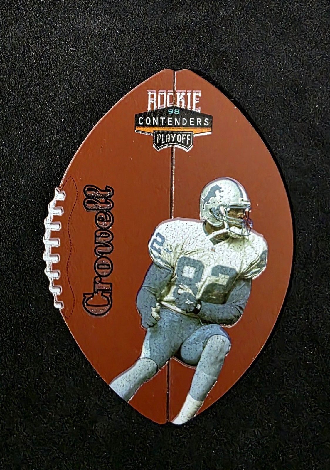 1998 Playoff Contenders - Leather #27 Germane Crowell RC