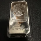 Buffalo 10oz Pure .999 Fine Silver bar Bullion 10 Troy Ounces - With serial