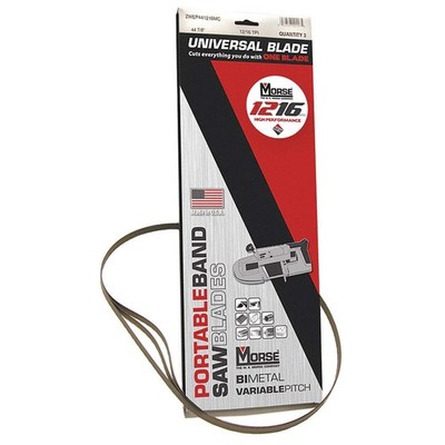 MORSE ZWEP321216MC Band Saw Blade,32-7/8'' Blade L,PK3 45XE03