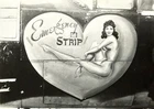 VTG 1940s WW2 Photo Military Bomber Plane Nose Art Pinup “Emergency Strip” Heart