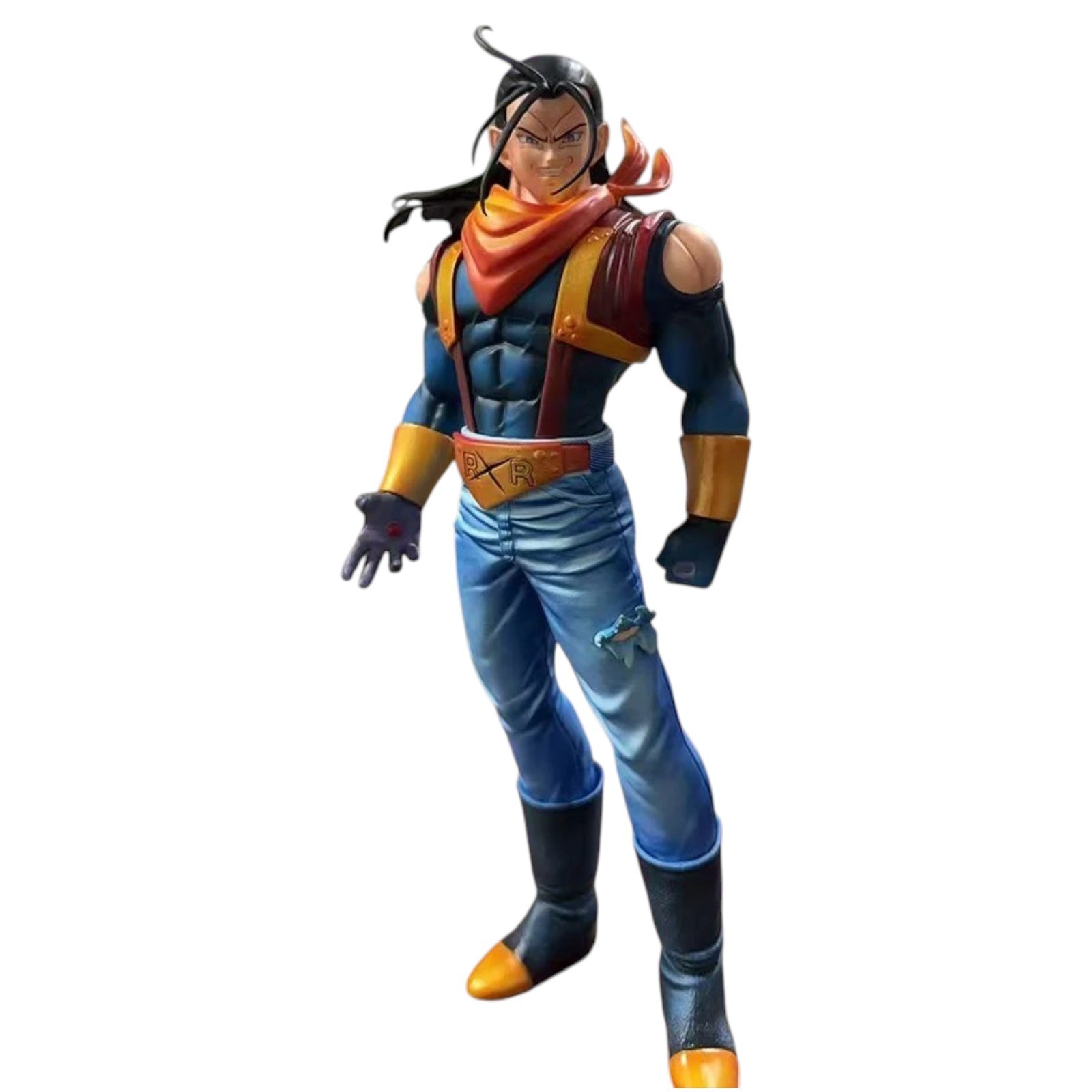 Figura Anime Super Android 17 35cm PVC Figura de Acción Estatua Modelo Coleccionable Reino Unido