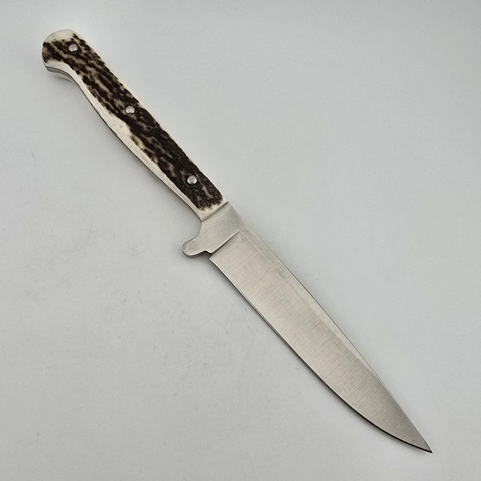 Boker Arbolito Stamigo Knife & Fork Dining/Picnic Set Stag Handle Leather Sheath - Image 3 of 4