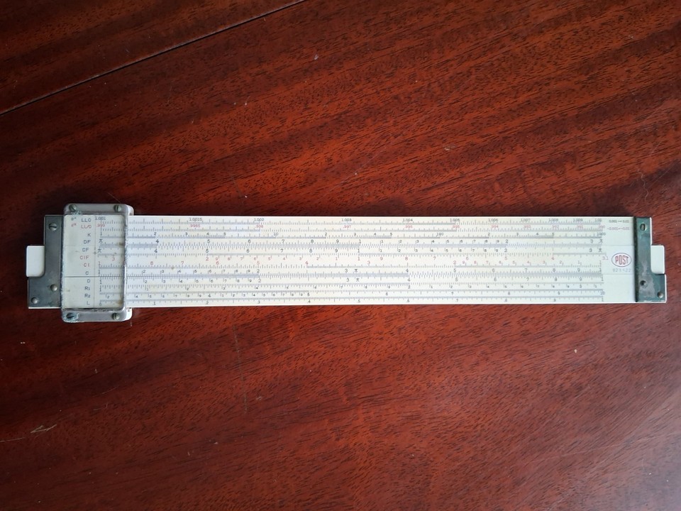 The Frederick Post Versalog was the slide rule of choice for serious American engineers in the 1950s–60s — a leather-cased legend with a great origin story.